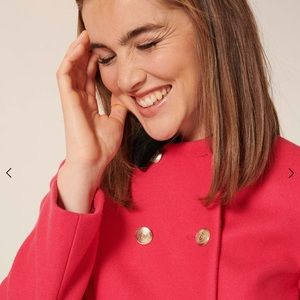 Tara Jarmon Hot Pink Coat Dress